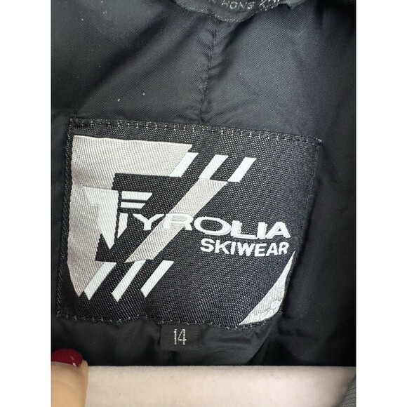 Vintage Tyrolia Skiwear Size 14 Women’s Purple Nylon Jacket Ski Winter - Picture 3 of 9